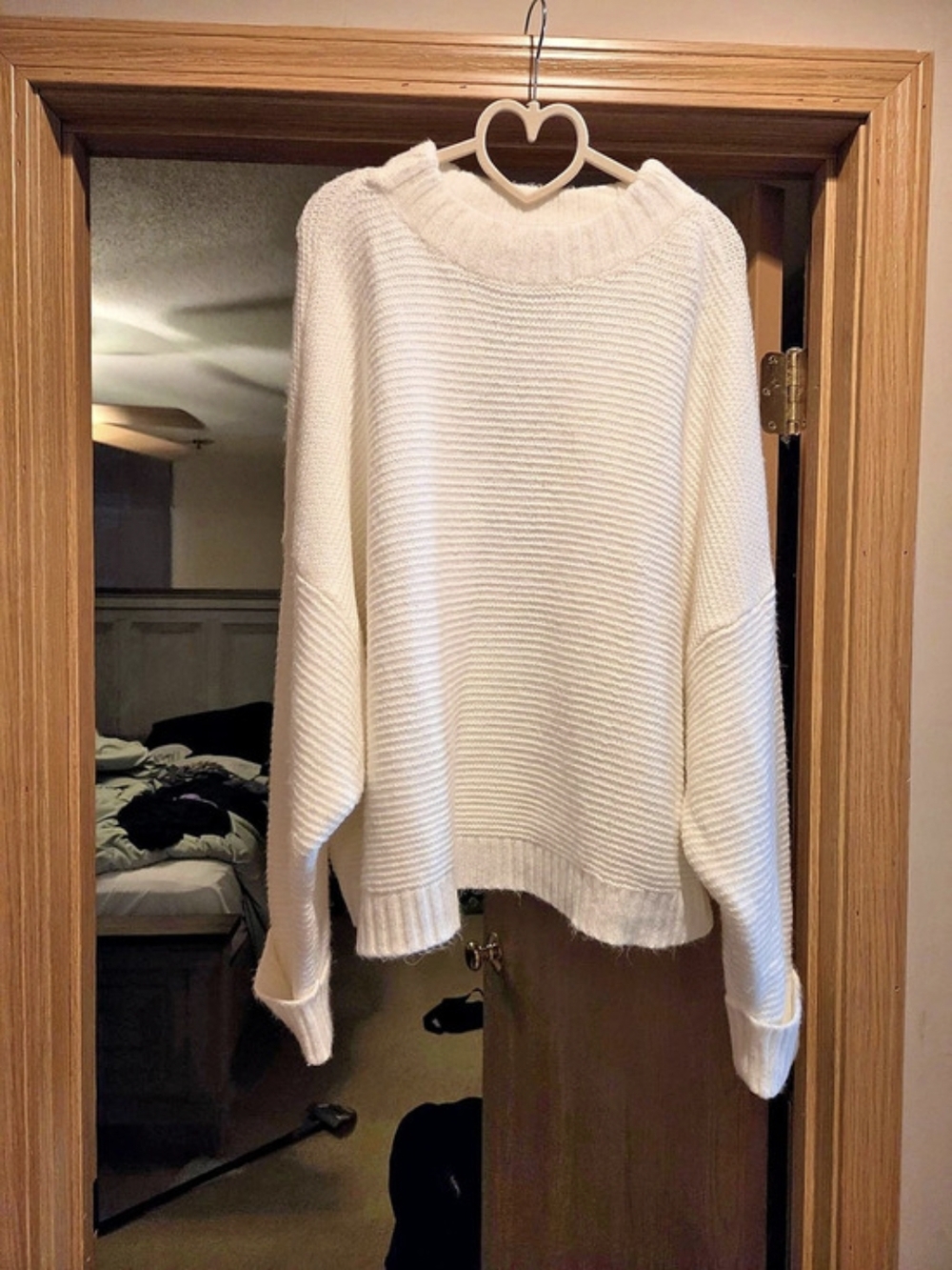 Sonoma White Knit Sweater
